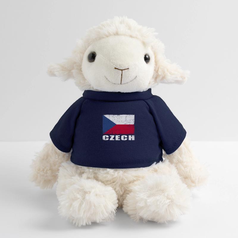 Drapeau de la République tchèque Grunge Drapeau tchèque Mouton en peluche Annika MiniFeet®