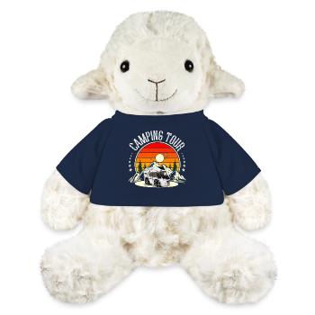 Camping Campen Camper Camping Tour - Mouton en peluche Annika MiniFeet® - bleu marine - Devant