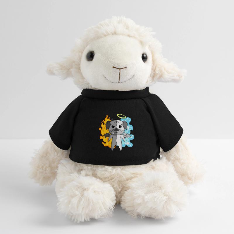 Hund Mops - Engel und Teufel MiniFeet® Schaf Annika