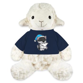 Chien race de chien Siberian Husky - Mouton en peluche Annika MiniFeet® - bleu marine - Devant