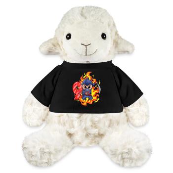 9th Birthday Boy 9 years old Ninja - MiniFeet® Sheep Annika - black - Front