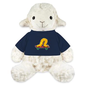 Caterpillar Skater Skateboard - Mouton en peluche Annika MiniFeet® - bleu marine - Devant