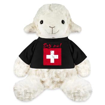 Dites non Suisse - Mouton en peluche Annika MiniFeet® - noir - Devant