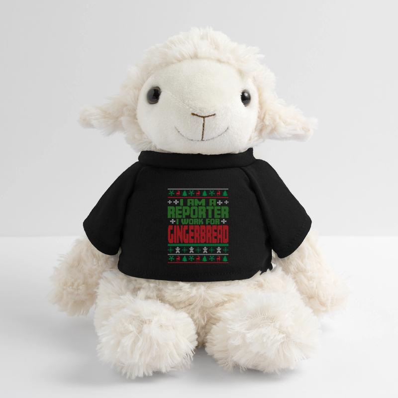 Citation de Noël du journaliste Mouton en peluche Annika MiniFeet®