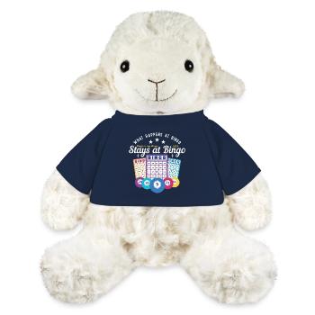 Bingo - ce qui se passe au bingo reste au bingo - Mouton en peluche Annika MiniFeet® - bleu marine - Devant