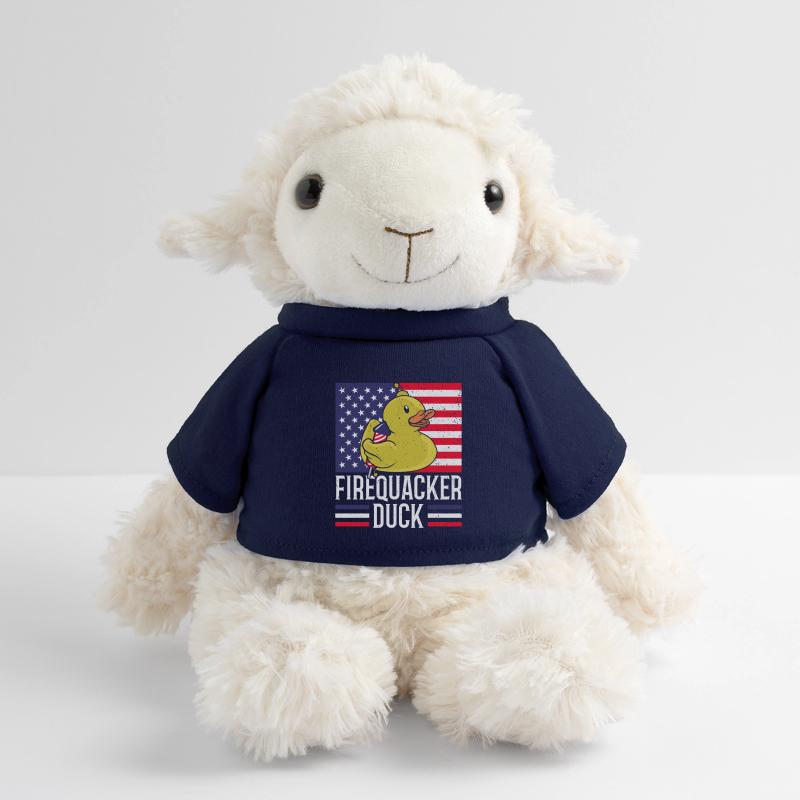 Firequacker Duck 4 juillet Firecracker Mouton en peluche Annika MiniFeet®