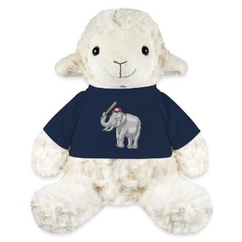 Elefant Baseball Baseballschläger - MiniFeet® Schaf Annika - French Navy - Vorne