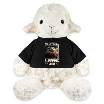 Sloth My Official Sleeping Shirt Pajama Sleep - MiniFeet® Sheep Annika - black - Front