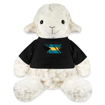 Drapeau des Bahamas - Mouton en peluche Annika MiniFeet® - noir - Devant