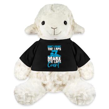 Motivation zum Schwimmen - MiniFeet® Schaf Annika - Schwarz - Vorne