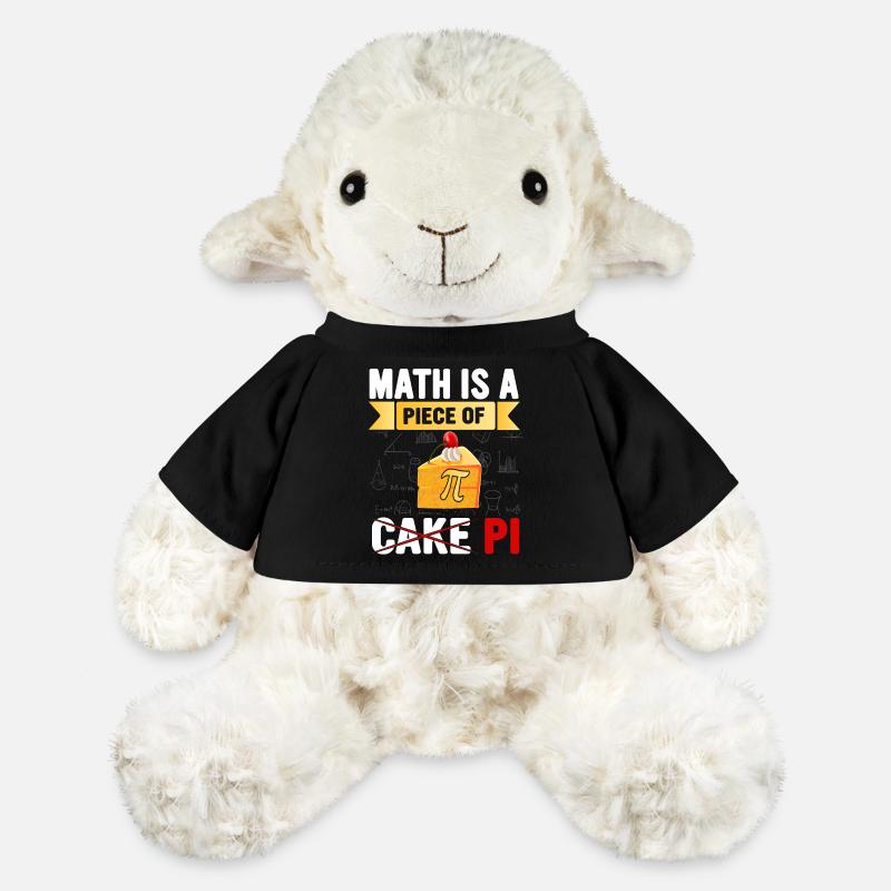 Math Pie Cake Illustration - MiniFeet® Sheep Annika - black