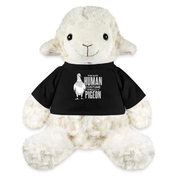 Pigeon Pigeons Animal Oiseau - Mouton en peluche Annika MiniFeet® - noir - Devant