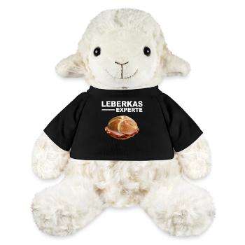 Leberkäs Bayern Leberkas Semmel Fleischkäse - MiniFeet® Schaf Annika - Schwarz - Vorne