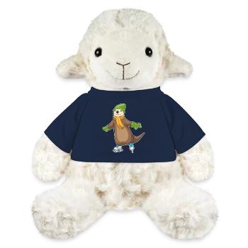 Patins à glace Otter - Mouton en peluche Annika MiniFeet® - bleu marine - Devant