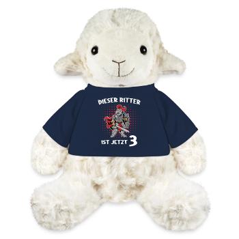 Geschenk 3 Jahre Geburtstagskind - MiniFeet® Schaf Annika - French Navy - Vorne