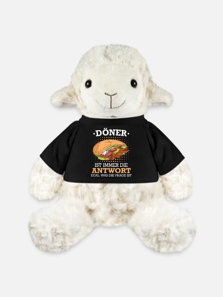 Döner Kebab Dönermann Essen - MiniFeet® Schaf Annika - Schwarz
