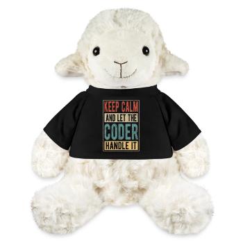 Coder Retro Gift - MiniFeet® Sheep Annika - black - Front