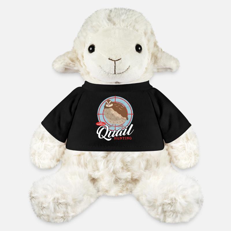 Hunting, quail, quail, quail, hunter, gift - MiniFeet® Sheep Annika - black