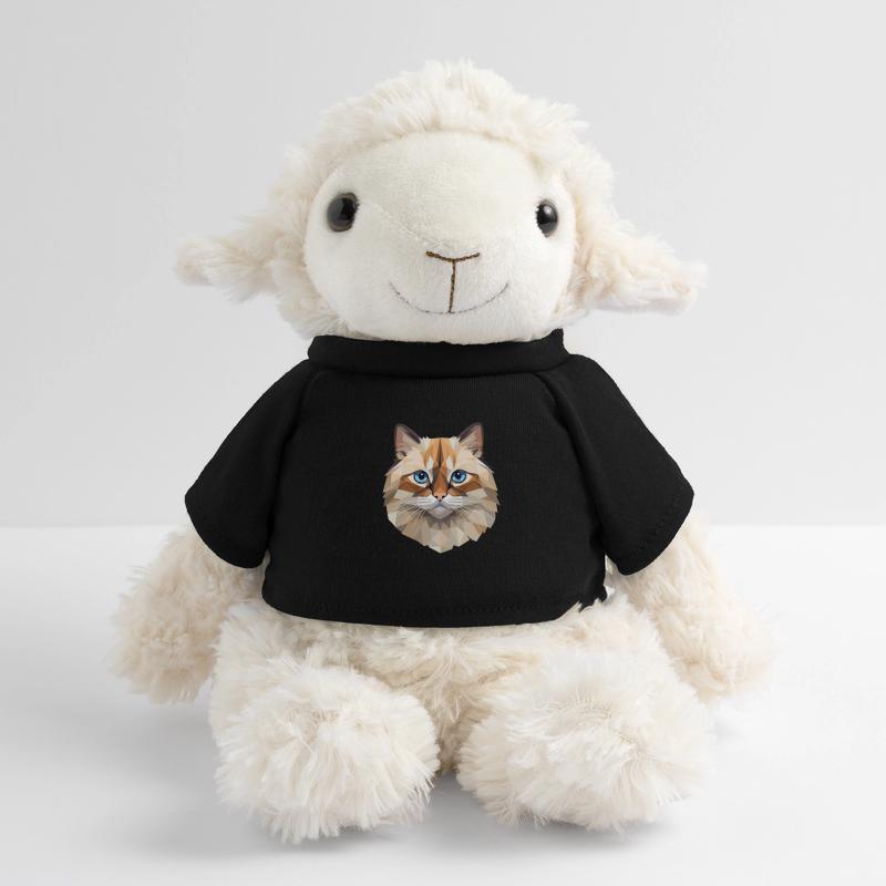 Conception de polygones de chat birman Mouton en peluche Annika MiniFeet®