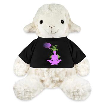 RESTONS ZEN - Mouton en peluche Annika MiniFeet® - noir - Devant