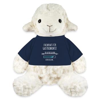 Fachkraft für Gastronomie Ausbildung Geschenk - MiniFeet® Schaf Annika - French Navy - Vorne