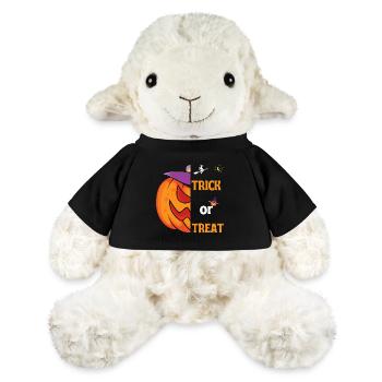 Halloween-Geschenk "Süßes oder Saures" - MiniFeet® Schaf Annika - Schwarz - Vorne