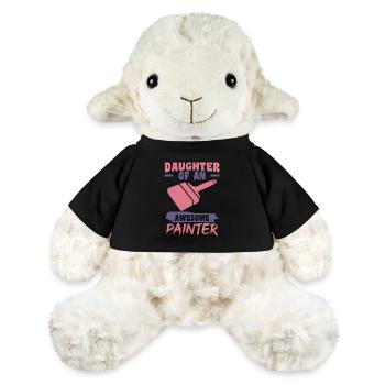 Fille de peintre - Mouton en peluche Annika MiniFeet® - noir - Devant