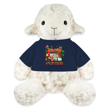 Groupe de vacances pilote #Pilotsquad - Mouton en peluche Annika MiniFeet® - bleu marine - Devant