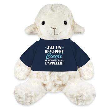 Beau-père cinglé - Mouton en peluche Annika MiniFeet® - bleu marine - Devant