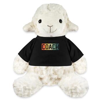 Vintage-Coach-Geschenk für den besten Coach - MiniFeet® Schaf Annika - Schwarz - Vorne