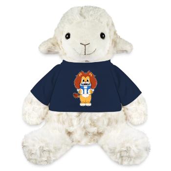 Forfait Noël Lion - Mouton en peluche Annika MiniFeet® - bleu marine - Devant