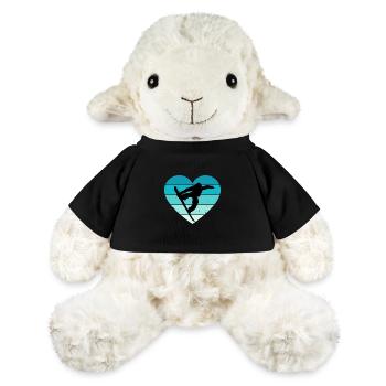 I love snowboard halfpipe tricks winter sports - MiniFeet® Sheep Annika - black - Front