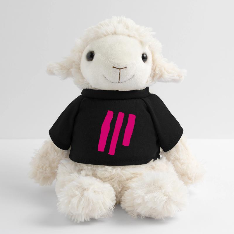 Rayures - Rose Mouton en peluche Annika MiniFeet®