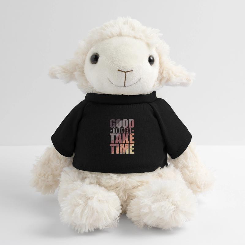 Les bonnes choses prennent du temps La qualité plutôt que la quantité Mouton en peluche Annika MiniFeet®