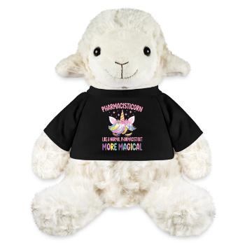 Pharmacien licorne comme un pharmacien normal cadeaux - Mouton en peluche Annika MiniFeet® - noir - Devant