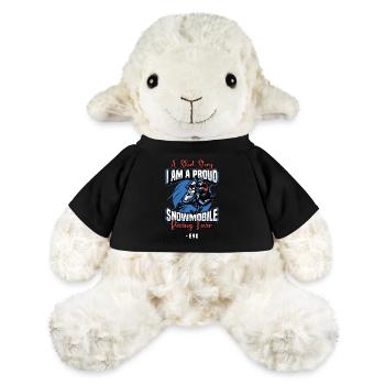 Snowmobile Racing Lover A Short Story Snow Lover - MiniFeet® Sheep Annika - black - Front