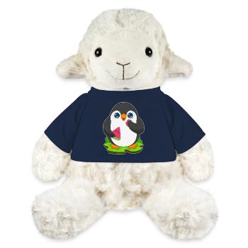 Pastèque manchot - Mouton en peluche Annika MiniFeet® - bleu marine - Devant