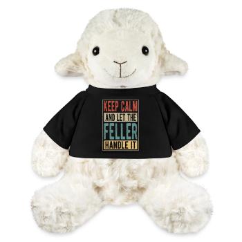 Feller Retro Geschenk - MiniFeet® Schaf Annika - Schwarz - Vorne