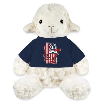 Grand Prix USA Austin Texas Circuit Saison 2024 - Mouton en peluche Annika MiniFeet® - bleu marine - Devant