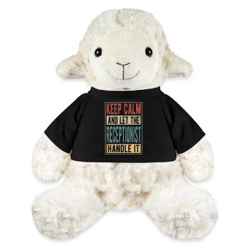 Receptionist Retro Gift - MiniFeet® Sheep Annika - black - Front