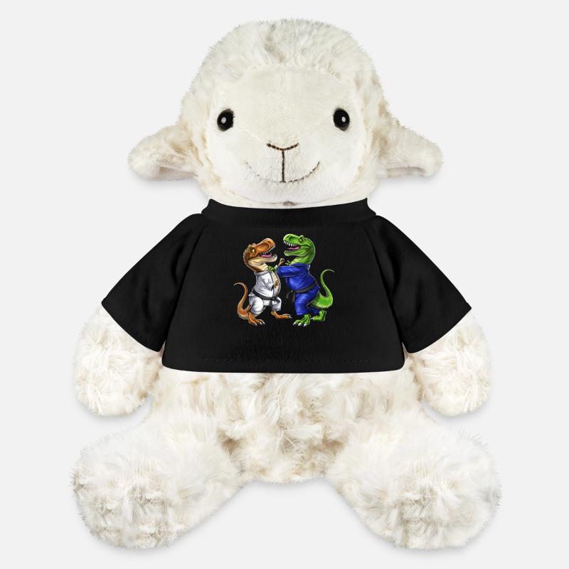 T-Rex Dinosaurier Jiu-Jitsu Ringer - MiniFeet® Schaf Annika - Schwarz