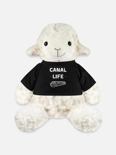 Vintage Narrowboat Barge Canal Life - MiniFeet® Sheep Annika - black