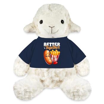 Better Together – Bratwurst Fries Snack - MiniFeet® Sheep Annika - french navy - Front