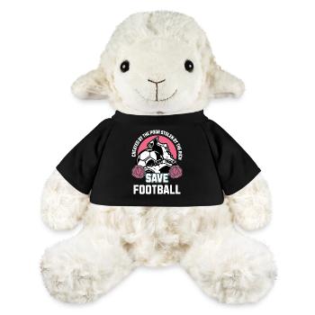 Football Fans de football Supporters Hommes de base - Mouton en peluche Annika MiniFeet® - noir - Devant