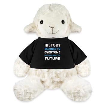 Funny History Historian Joke History Students - MiniFeet® Sheep Annika - black - Front