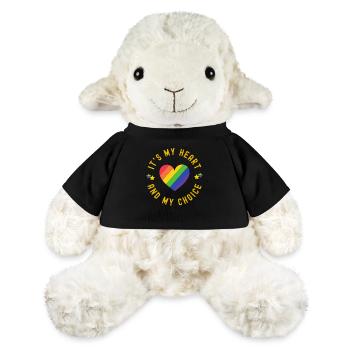 Cute Pride Month My Heart My Choice Celebration - MiniFeet® Sheep Annika - black - Front