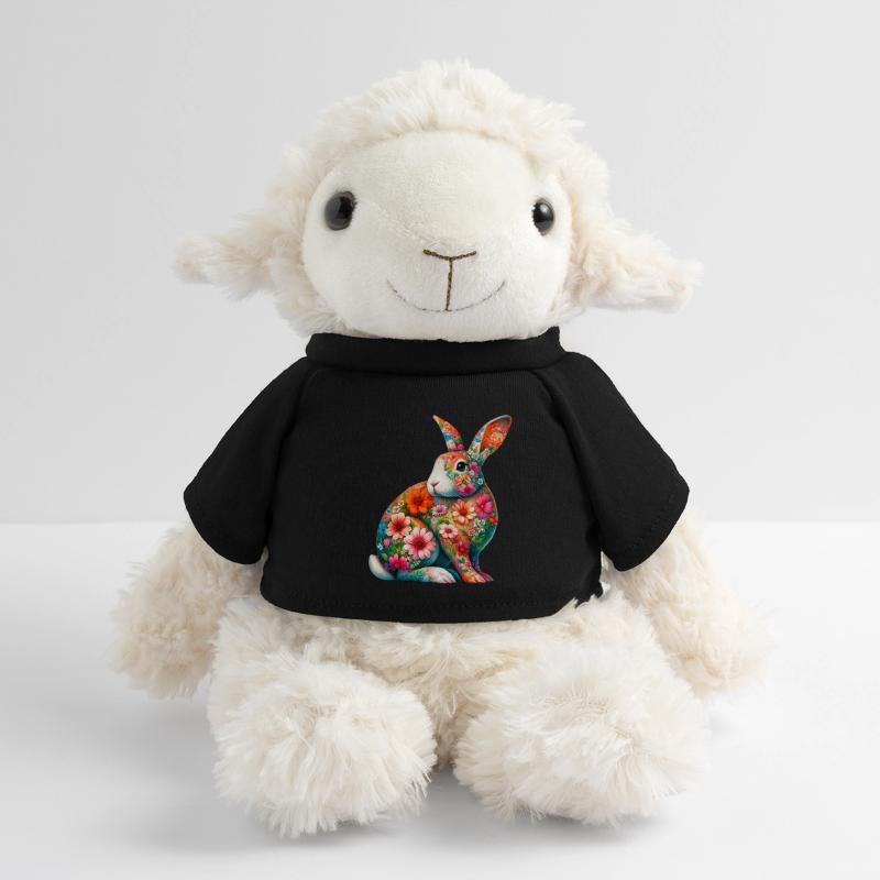 Rabbit decorated with flowers MiniFeet® Sheep Annika