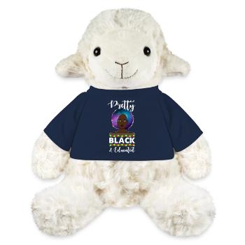 Pretty Black & Formed Motif - MiniFeet® Sheep Annika - french navy - Front