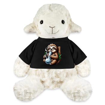 Sloth with Bong Hemp Cannabis - MiniFeet® Sheep Annika - black - Front