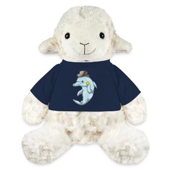 Dolphin Poker Jetons de Poker - Mouton en peluche Annika MiniFeet® - bleu marine - Devant
